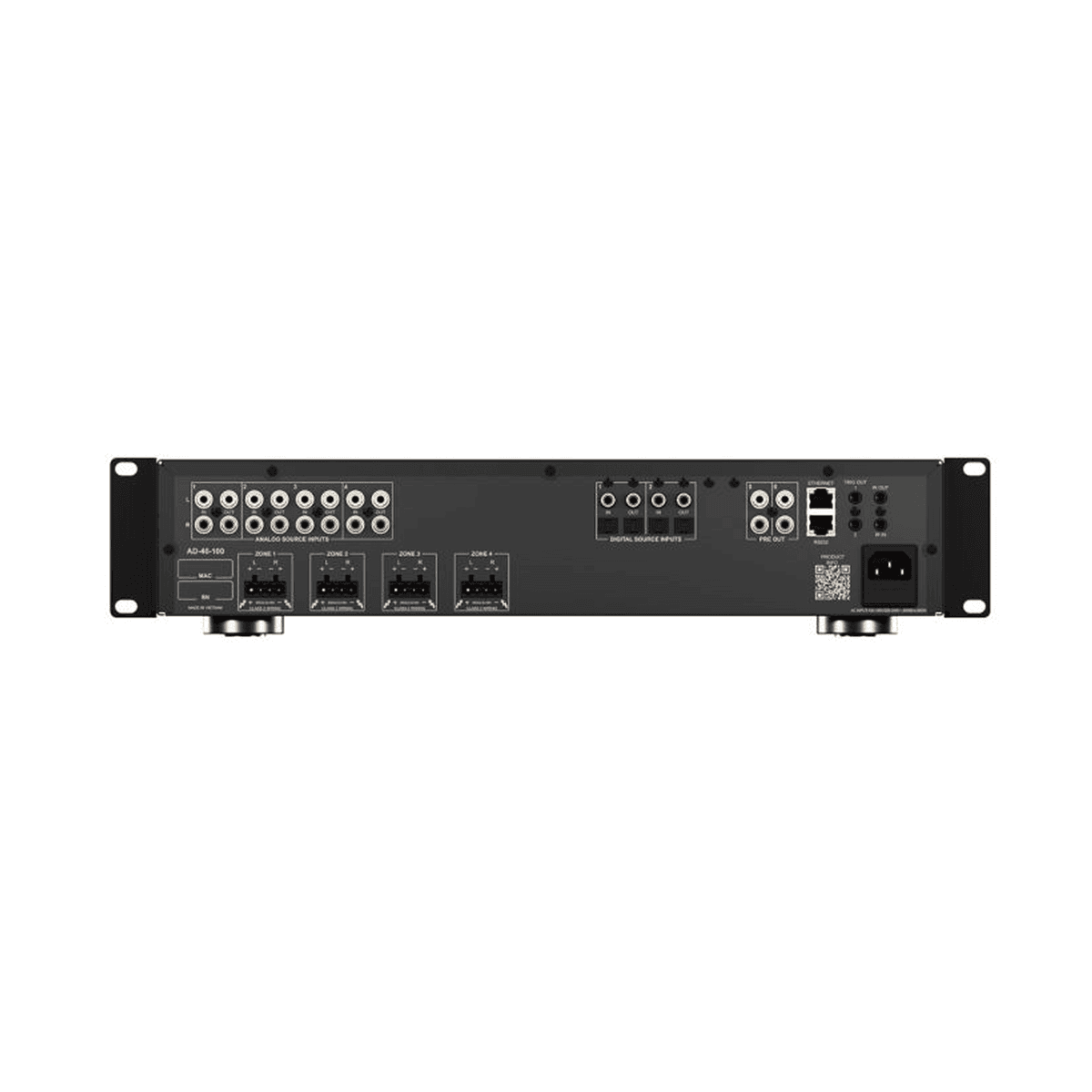 RTI AD-46-100 - 4x6 DSP Matrix Amplifier - 100W