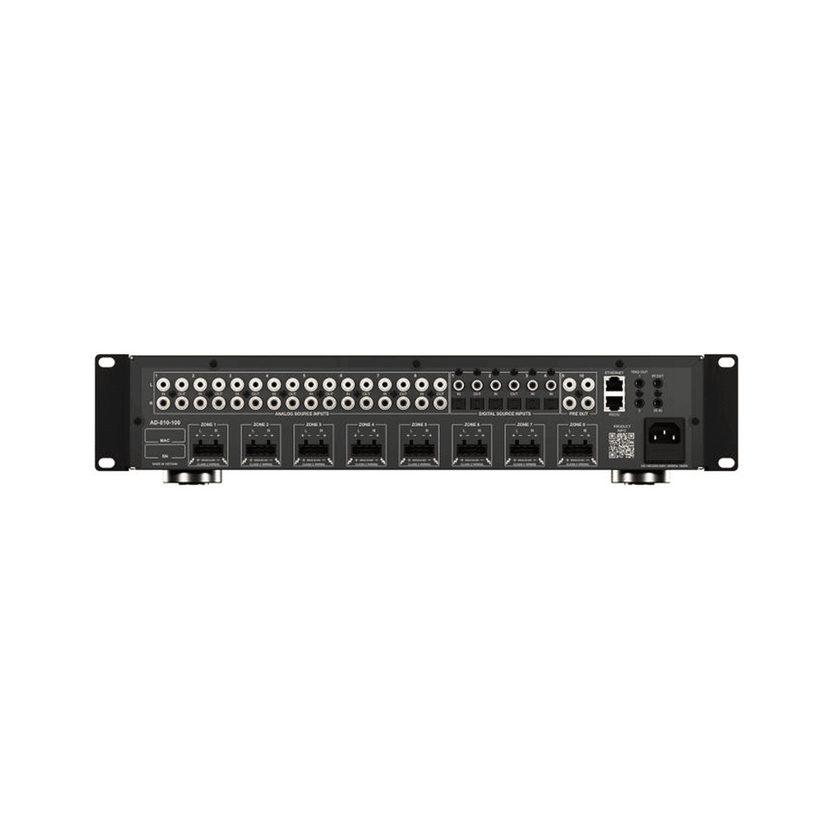 RTI AD-810-100 - 8x10 DSP Matrix Amplifier - 100W