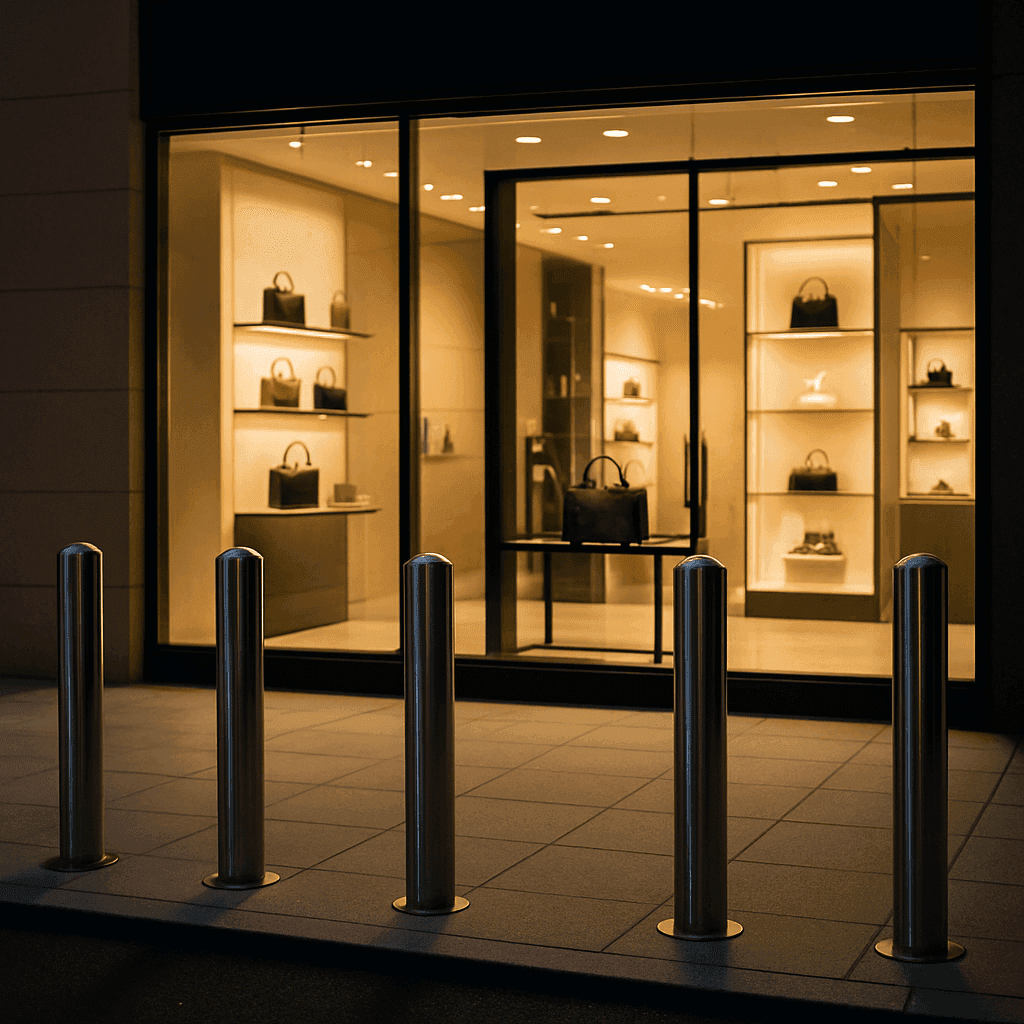 Importance of Security Bollards in Glass buildings