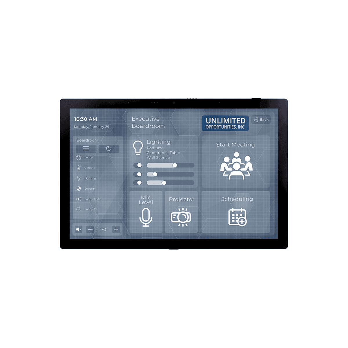 RTI IST-10-B - 10" Intelligent Surface Touchpanel Black