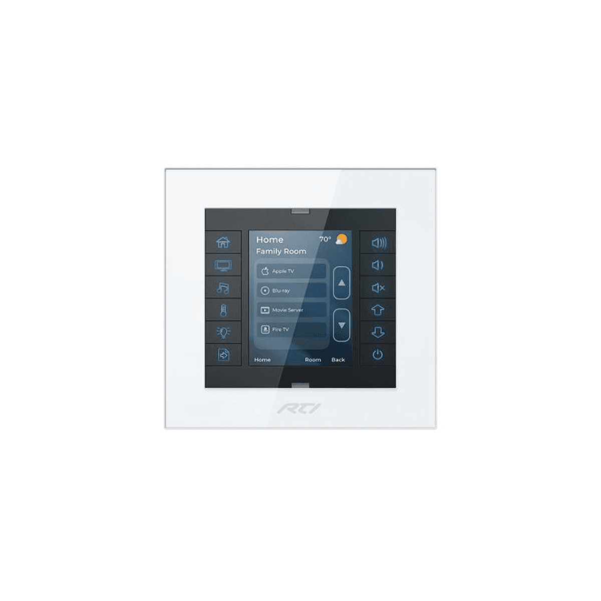 RTI KX2 2.8 inch In-Wall Touchpanel Keypad