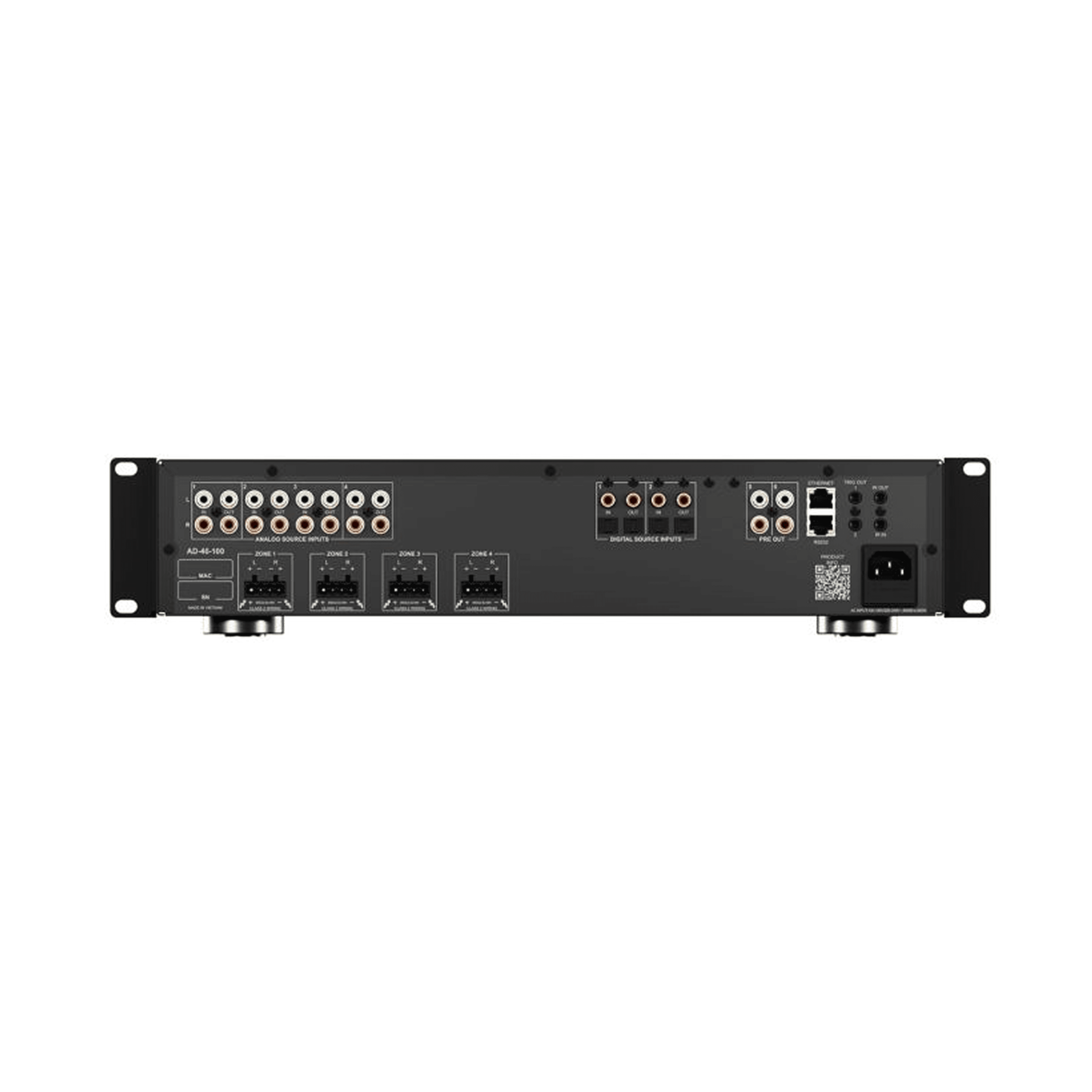RTI AD-46-100 - 4x6 DSP Matrix Amplifier - 100W