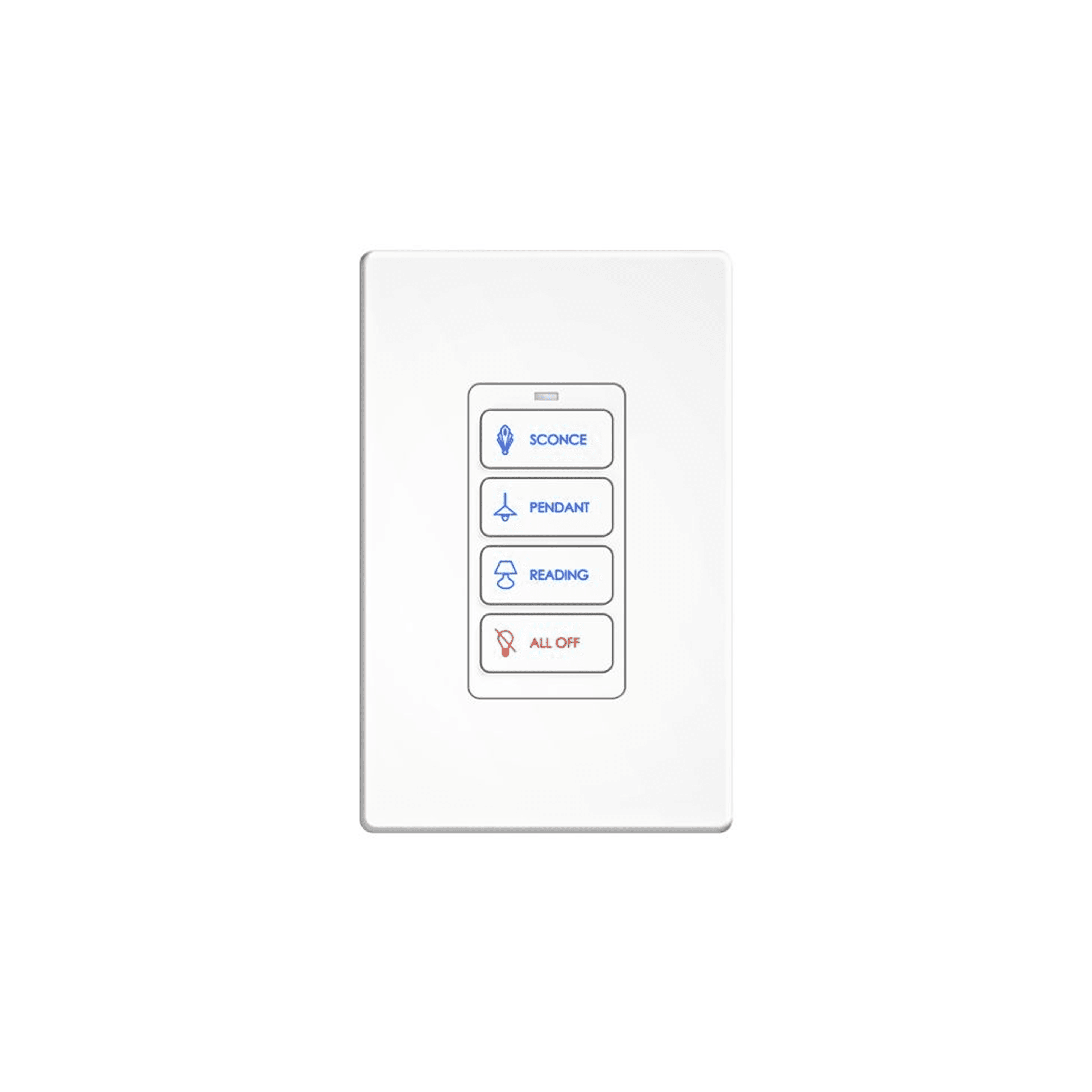 RTI KP-4 - 4 Button In-Wall PoE Keypad Controller