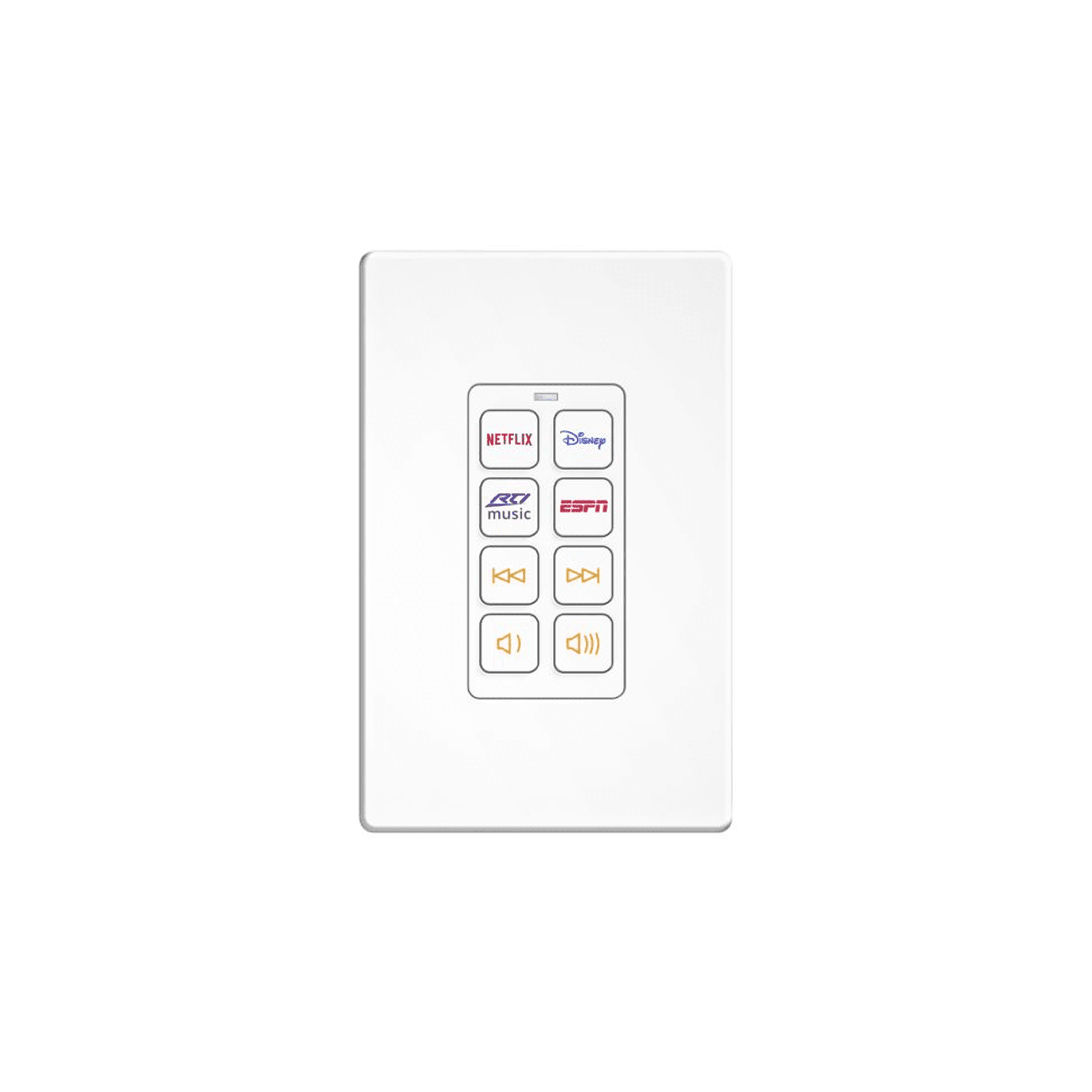 RTI KP-8 - 8 Button In-Wall PoE Keypad Controller