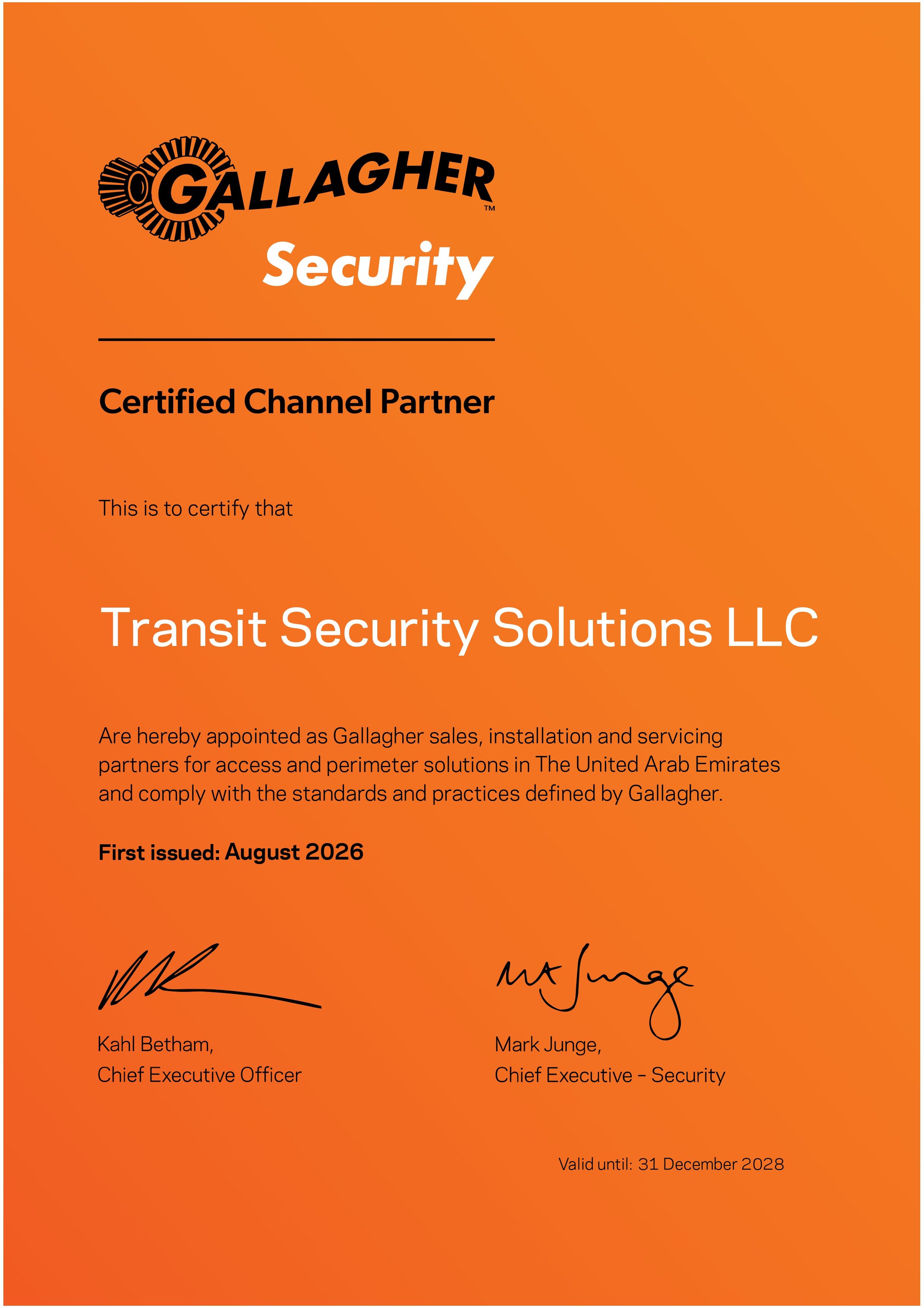 Gallagher Certified Channel Partner
